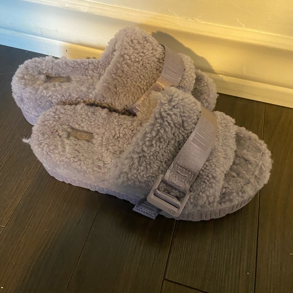 Ugg fluffita platform slipper sandals - Picture 2 of 5